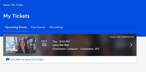 Lana del rey tickets - del, rey 